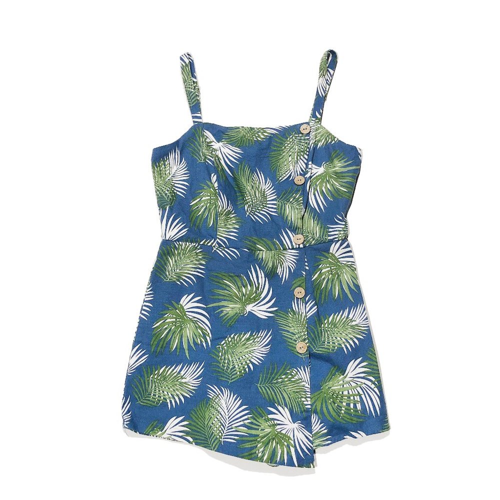 🌴Lumière Womens Size S Blue Tank Short Jumpsuit
